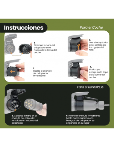 ADAPTADOR DE 13 A 7 PINS REFERENCIA HT3033