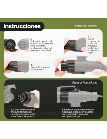 ADAPTADOR DE 7 A 13 PINS REFERENCIA HT3034