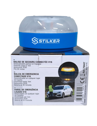 Beacon approved and connected "Baliza V16 3.0 "