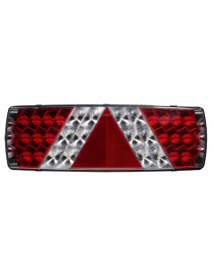 LED rear light set with reflective triangle and 7 functions 2