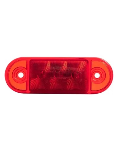 GALIBO TRASERO LED 12/24V ROJO SIN MARCO REFERENCIA 26260R-V