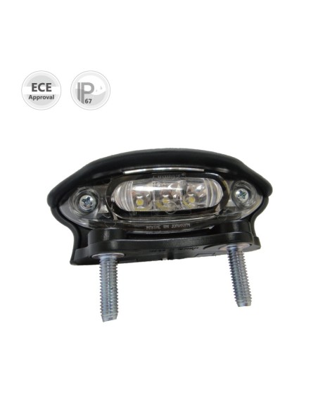 PILOTO MATRICULA LED 12/24V CON ESPACIADOR REFERENCIA 26256NCK-G