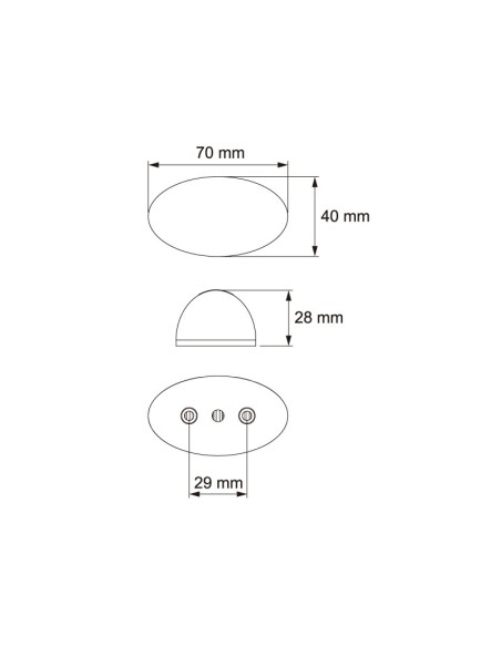 GALIBO TRASERO LED 12/24V ROJO REFERENCIA 26259R-BV