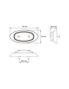 GALIBO DELANTERO LED 12/24V... 2