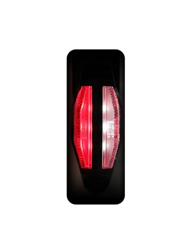 GALIBO LED 12/24V BLANCO Y ROJO CARCASA NEGRA REFERENCIA 26560K-BV