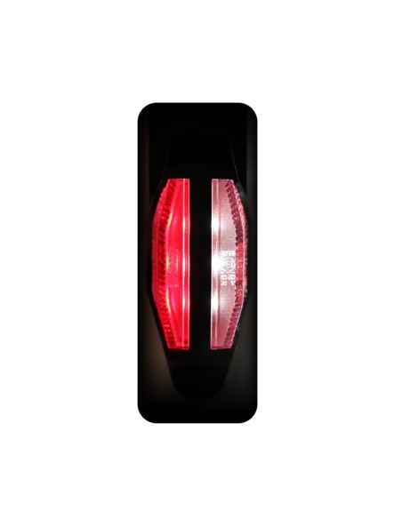 GALIBO LED 12/24V BLANCO Y ROJO CARCASA NEGRA REFERENCIA 26560K-BV