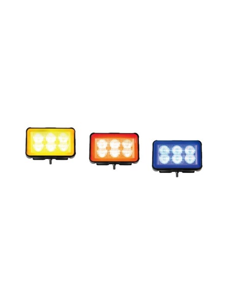 ESTROBOSCOPICO 9/32V 6 LED AZUL REFERENCIA 26905CB