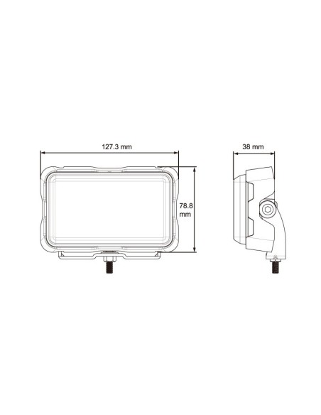 ESTROBOSCOPICO 9/32V 6 LED AZUL REFERENCIA 26905CB