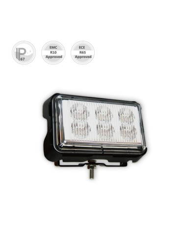 ESTROBOSCOPICO 9/32V 6 LED AZUL REFERENCIA 26905CB