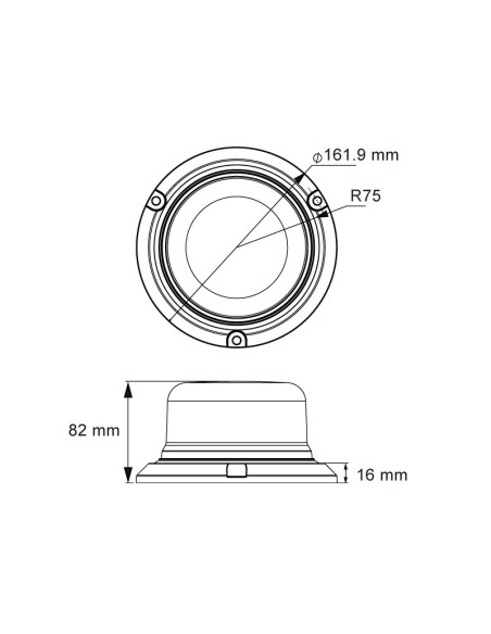 FARO GIRATORIO 12 LED 9/32V REFERENCIA 26911A