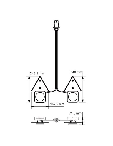 CONJUNTO PILOTOS LED 12/24V ASISTENCIA REFERENCIA 34022