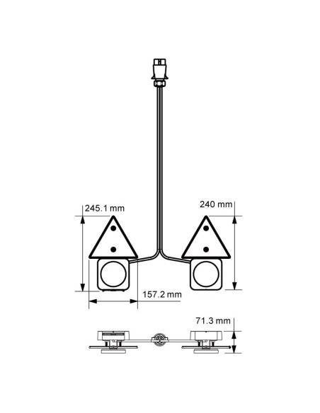CONJUNTO PILOTOS LED 12/24V ASISTENCIA REFERENCIA 34022