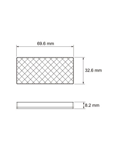 CATADIOPTRICO AMBAR REFERENCIA 47001A