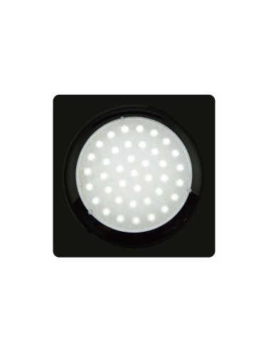 Powerful round LED interior lamp, easy to install