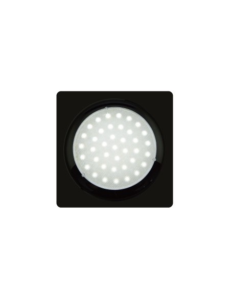 Powerful round LED interior lamp, easy to install