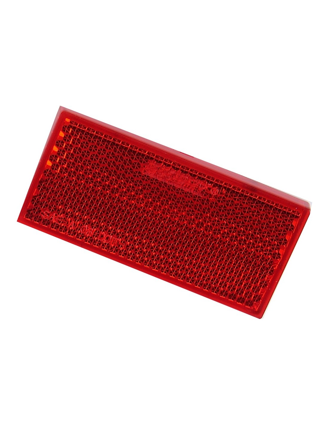Reflectante rectangular rojo, Catadióptrico