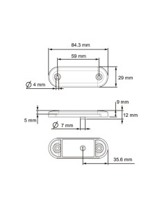 LED SLIM SIDE MARKER 12/24V... 2