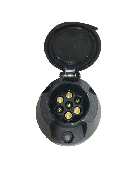 BASE DE PVC 7 PINS REFERENCIA HT3005