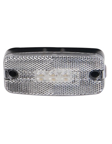 GALIBO DELANTERO LED 12/24V BLANCO SIN SOPORTE REFERENCIA 26261C-V