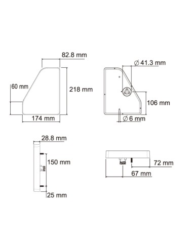 PILOTO TRASERO LED 12/24V IZQUIERDO ANTINIEBLA REFERENCIA 26024N-F