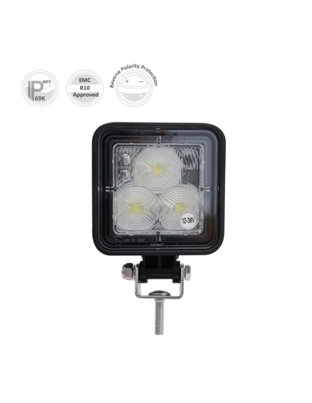 FARO DE TRABAJO LED CUADRADO 9/32V 720LUM 8W AZUL REFERENCIA 22817B