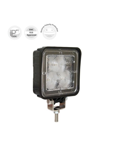 FLOOD BEAM LED WORK LAMP 9/32V 720LUM 8W BLUE