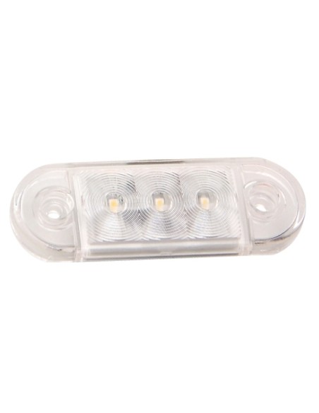 GALIBO DELANTERO LED 12/24V BLANCO SIN MARCO REFERENCIA 26260C-V