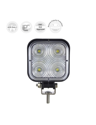FARO DE TRABAJO LED 9/32V 3200LUM 42W CUADRADO REFERENCIA 22820B