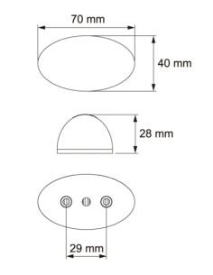 LED MARKER LAMP 12/24V... 2