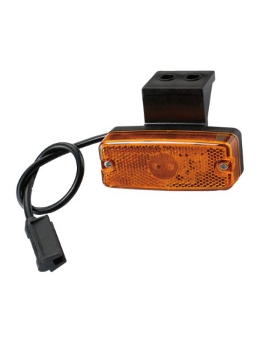 GALIBO LATERAL LED 12/24V AMBAR CON SOPORTE REFERENCIA 26254A-V
