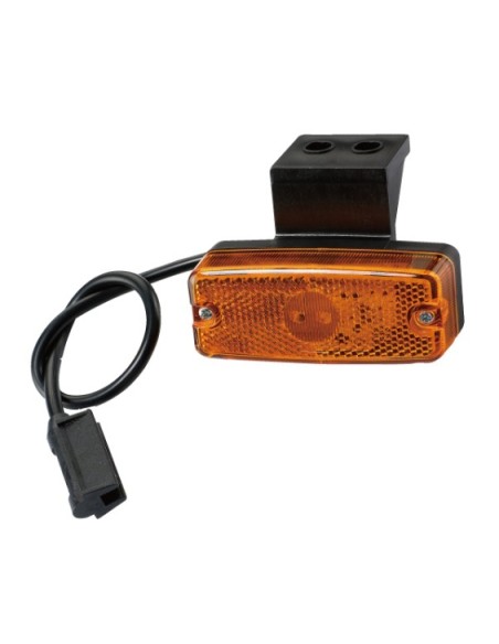 GALIBO LATERAL LED 12/24V AMBAR CON SOPORTE REFERENCIA 26254A-V
