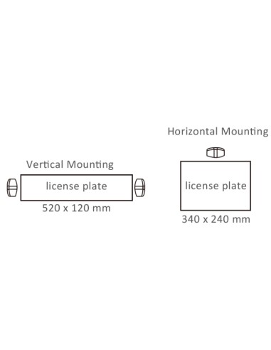 PILOTO MATRICULA LED 12/24V CABLE...
