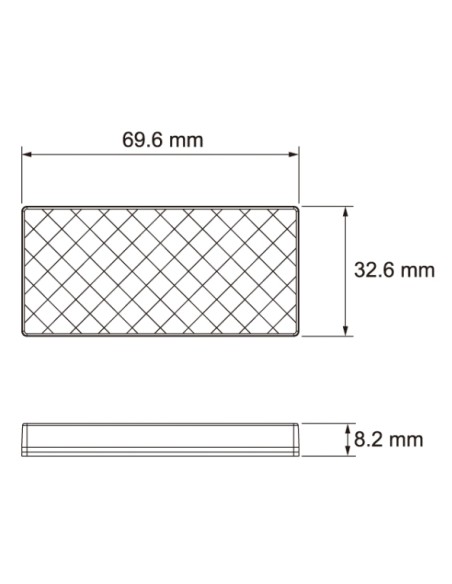 CATADIOPTRICO BLANCO REFERENCIA 47001C