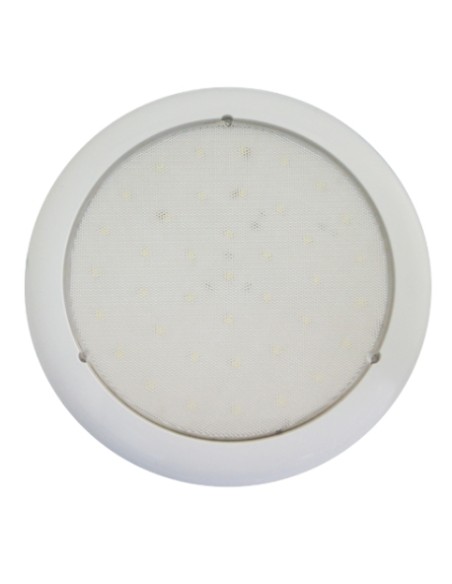 Powerful round LED interior lamp, easy to install