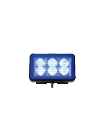 ESTROBOSCOPICO 9/32V 6 LED AZUL REFERENCIA 26905CB