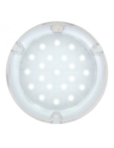 PLAFON INTERIOR LED 12/24V CON ARO Y PIR REFERENCIA 22791CP-V