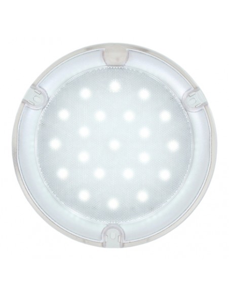 PLAFON INTERIOR LED 12/24V CON ARO Y PIR REFERENCIA 22791CP-V