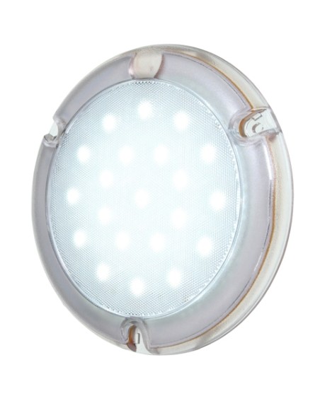 PLAFON INTERIOR LED 12/24V CON ARO Y PIR REFERENCIA 22791CP-V
