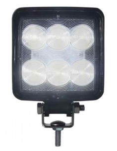 FARO DE TRABAJO LED 9/32V CUADRADO 6 LED 1440LUM 18W REFERENCIA 22809 2