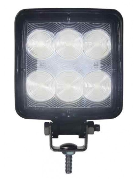 FARO DE TRABAJO LED 9/32V CUADRADO 6 LED 1440LUM 18W REFERENCIA 22809