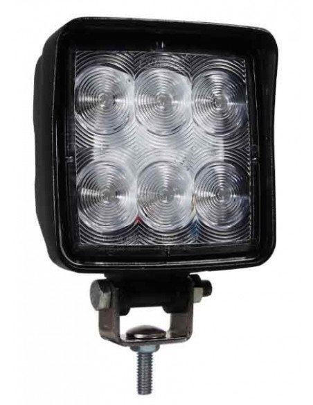 FARO DE TRABAJO LED 9/32V CUADRADO 6 LED 1440LUM 18W REFERENCIA 22809