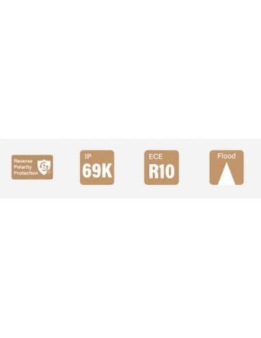 FLOOD BEAM LED WORK LAMP 9/32V...