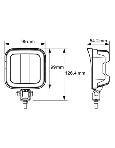 FARO DE TRABAJO LED 9/32V 9 LED 2160LUM 23W REFERENCIA 22844
