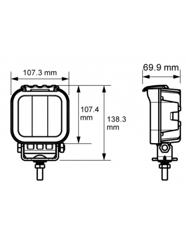 FARO DE TRABAJO LED 9/32V 4600LUM 40W             