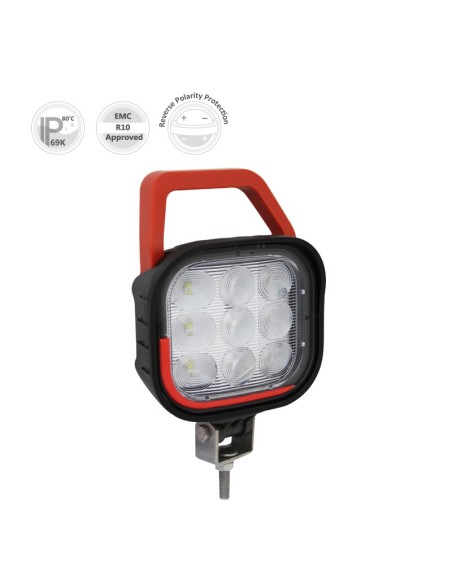 FARO DE TRABAJO LED 9/32V 9 LED 2160LUM 22W C/ASA REFERENCIA 22842N