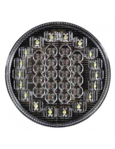 Round LED rear light 12V / 24V with fog and reverse light