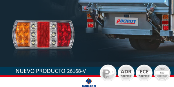 Piloto Trasero Combinado LED LUCIDITY 26168-V: Innovación en Iluminación para Vehículos Industriales